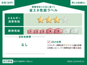 戸坂数甲2丁目A性能ラベル 戸坂数甲2丁目A性能ラベル